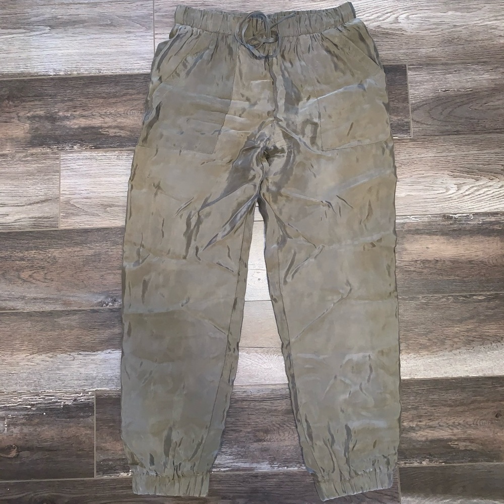 Boutique silk pants. Jogger style